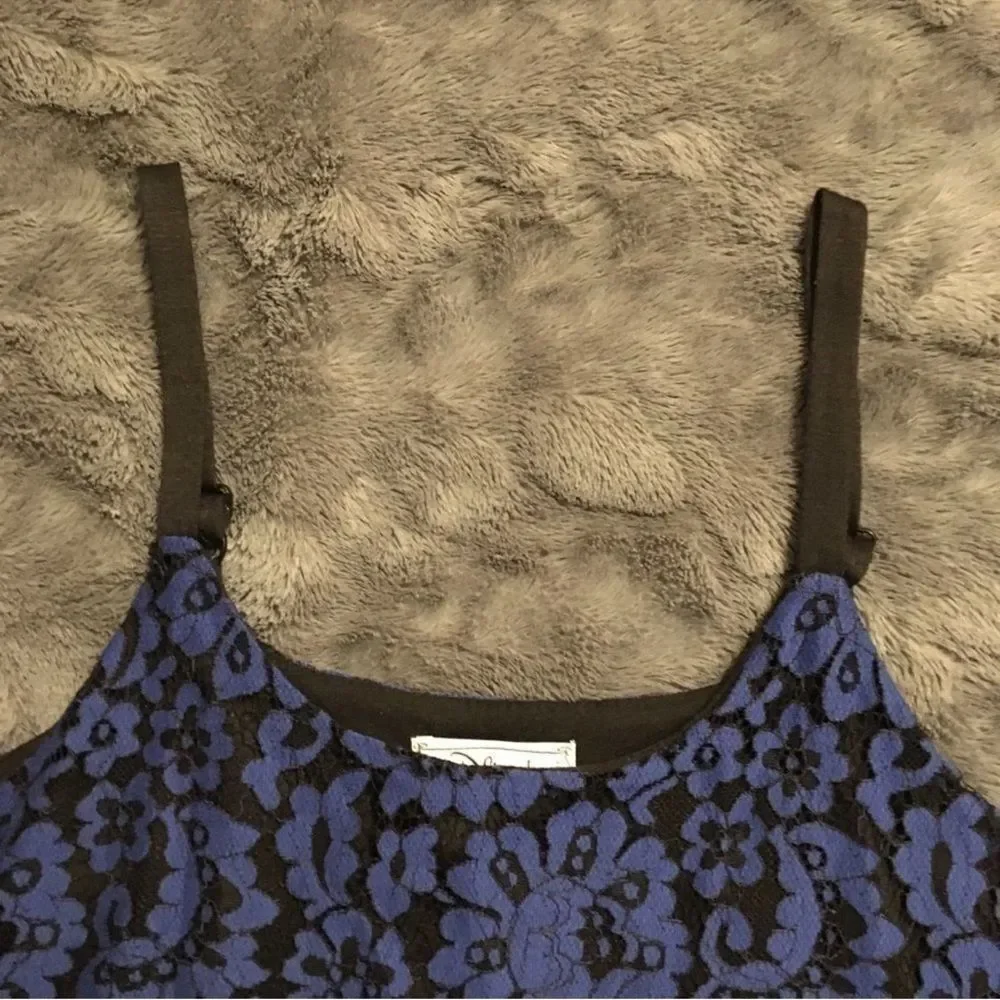 Disney Purple and Black Floral Camisole